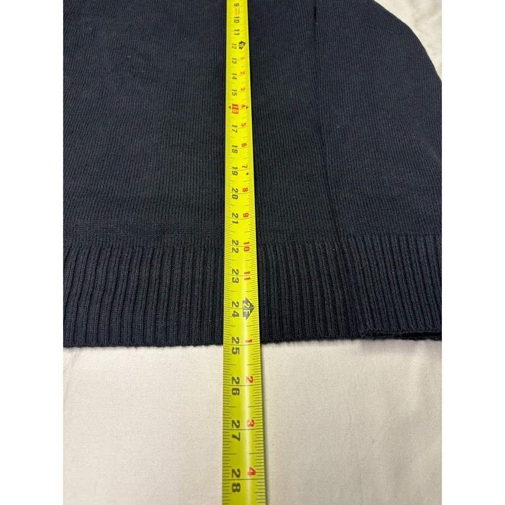 Nwt Banana Republic Men's V-Neck Knit Sweater Black‎ XS Cotton Blend
